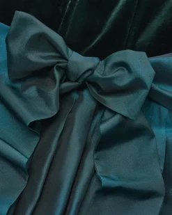 x LODENFREY Samtdirndl Midi mit Schürze