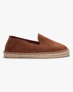 x Luca Rubinacci Flat Suede Espadrilles