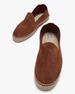 x Luca Rubinacci Flat Suede Espadrilles