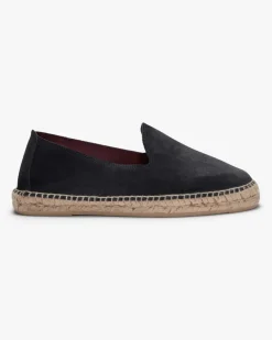 x Luca Rubinacci Flat Suede Espadrilles
