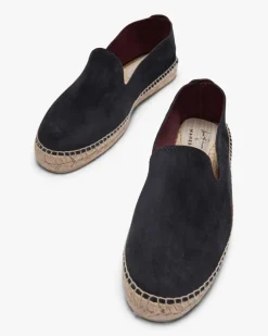 x Luca Rubinacci Flat Suede Espadrilles