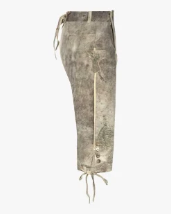 Zillertal Trachten-Kniebundhose aus Hirschleder