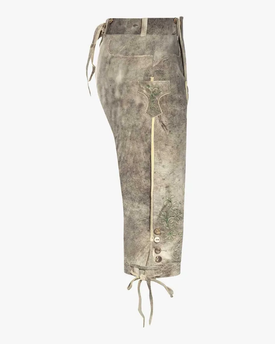 Zillertal Trachten-Kniebundhose aus Hirschleder